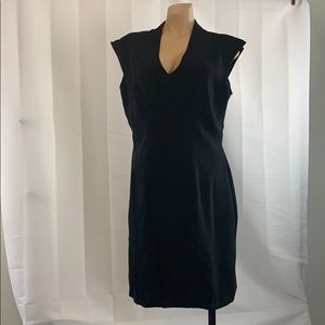 Worthington Black Dress w/ gold zipper